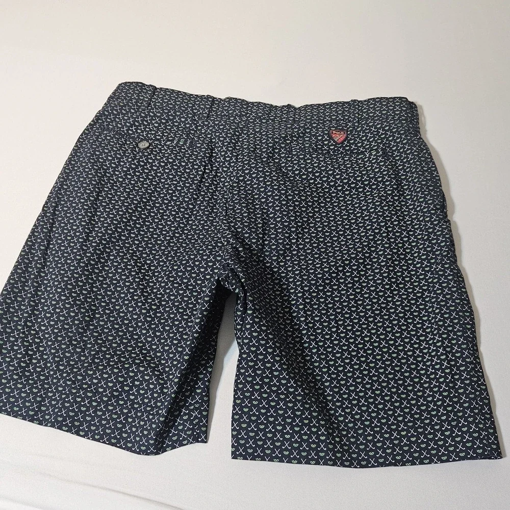 Polo Ralph Lauren Golf Shorts Men's 36 Floral Cotton Twill Stretch 8